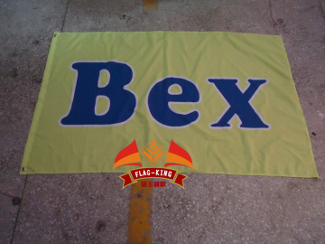 لافتة Bex بعلم 90 * 150 سم 100٪ بوليستر