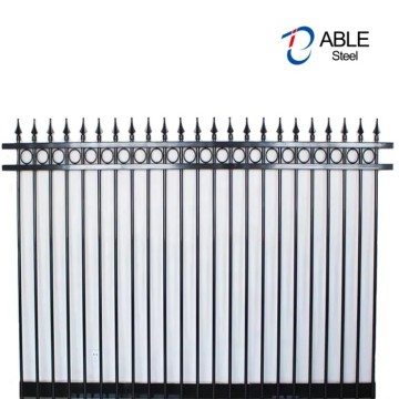 Home garden Decoration Metal Wrought Iron Steel Fence