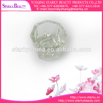 Nail Art Glass Dappen Plat pour Nail Art professionnel
