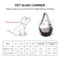 Andningsbar mesh rese pet sling