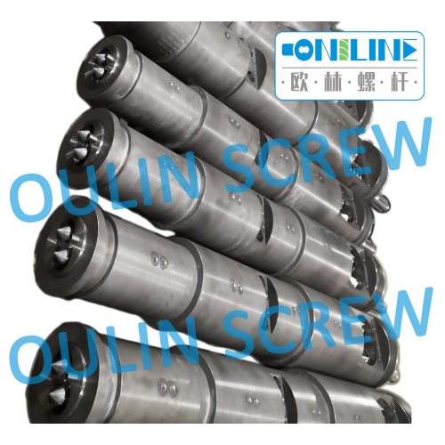 65/132 Twin Conical Screw and Barrel for PVC Sheet