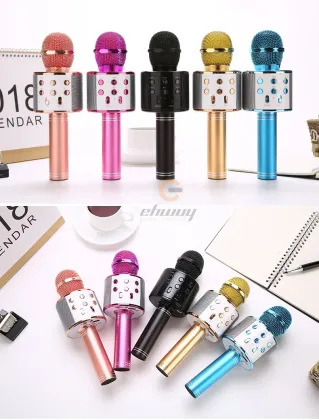 Wireless Portable Handheld Karaoke Player with Speakers for Home Parties