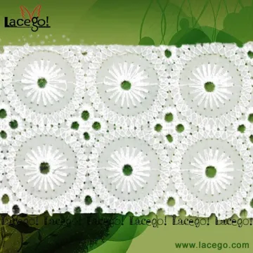 Embroidery Lace Fabric Holes