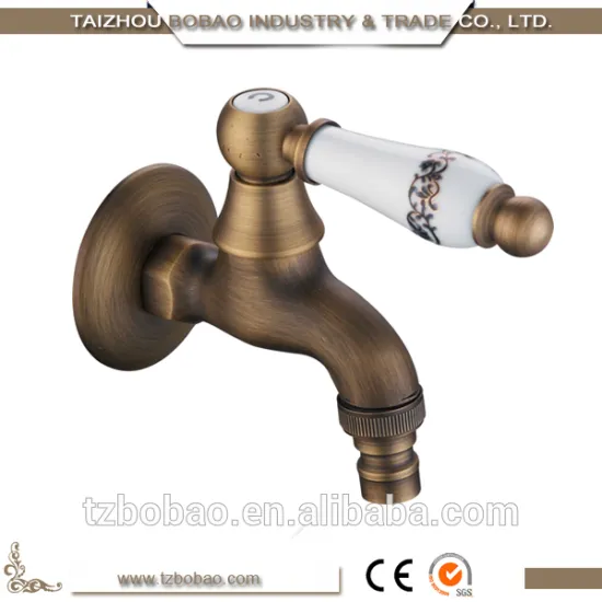 2014 New Design Wall Mount Brass Bronze Laundry Faucet