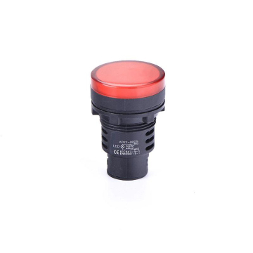 Waterproof 30mm Pilot LED Indicator Lights - Red, Green, Yellow, Blue, White, 24V-380V