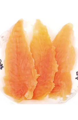 Healthy natural chicken breast jerky for dogs