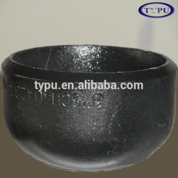 ISO,SGS BLACK CAST IRON PIPE END CAP 300