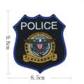 Badges Patches Applique Police Embroidery Patches