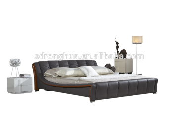 K202 Canton new design bedroom set leather bed