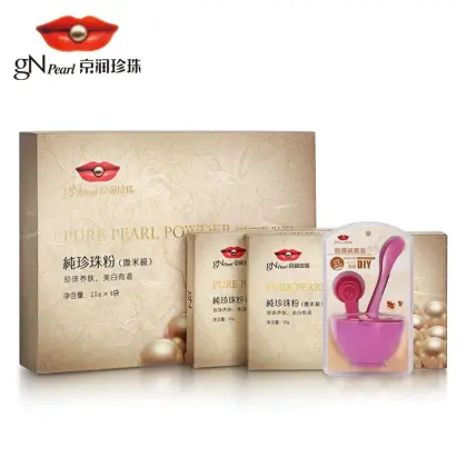 100% Original GNPearl GN Pearl micron pure pearl powder 100g (25*4bags) Skin whitening Replenishment Moisture Oil control