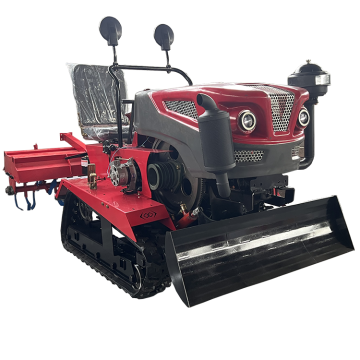 Crawler Crawler Crawler Cultivator - Mini Tiller ที่ขับเคลื่อนด้วยน้ำมันเบนซิน