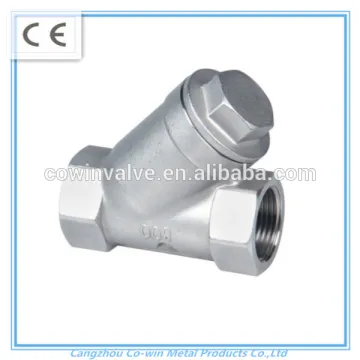 China Supply 304/316 Stainless steel Y Type Check Valve