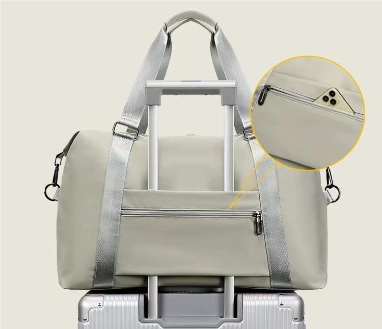 Leisure And Minimalist Large Capacity Travel Bag With Back Function