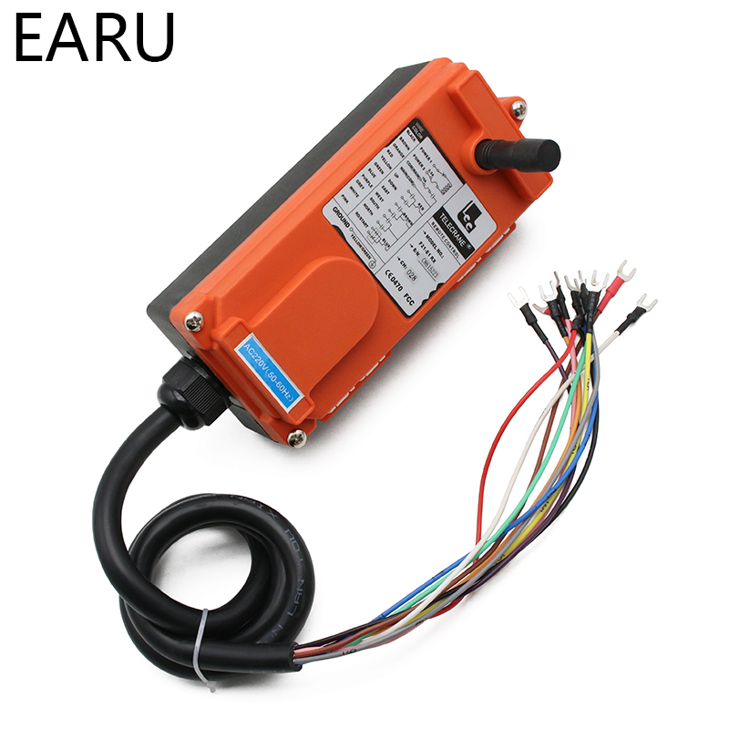 220V 12V 24V 380V Industrial Remote Controller Switches Hoist Crane Control Lift Crane 1 Transmitter + 1 Receiver F21-E1 Arrow