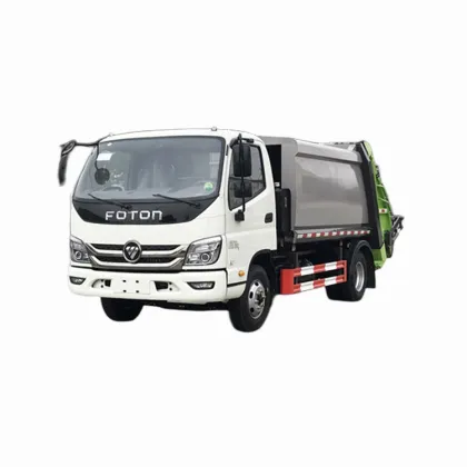 Foton 6cbm Refuse Compactor Garbage Truck