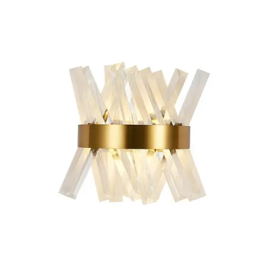 INSHINE Glass Brass Strip Wall Lamp