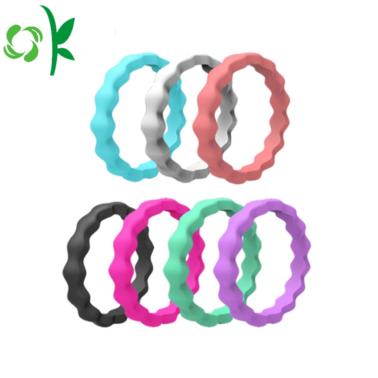 Wavy Silicone Ring Personality Best Quality Wedding Rings