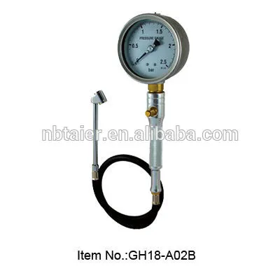Special chuck dial tire pressure gauge