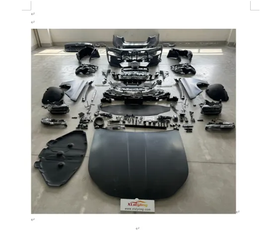 BMW Series 7 F02 to G70 Facelift Conversion Kit: Front Rear Bumper Hood Headlights