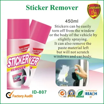 Industrial Cleaning Supply , Spray Car Window / Paste Sticker Remover