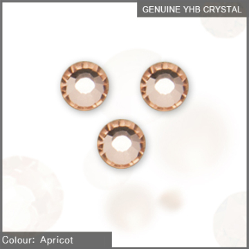 rhinestones for dresses 4mm apricot ss6 ss8 ss10
