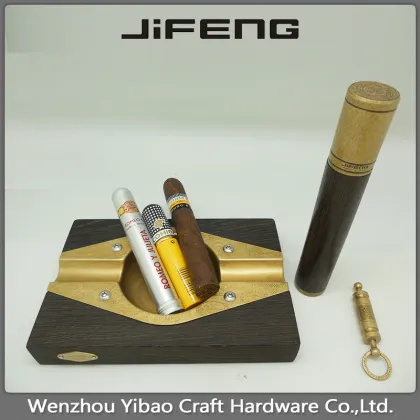 Cigar ambassador set aluminum alloy ashtray