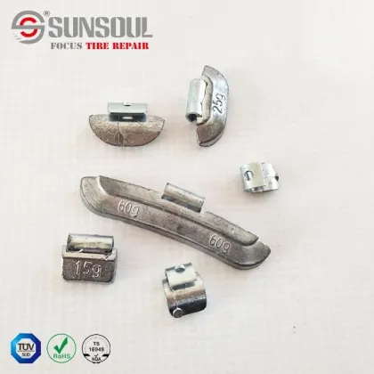 Lead Clips for Steel Wheel Rim Balancing Weights - Gram Specifications