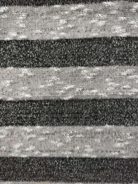 Rayon Poly Span Y/D Stripe Jersey with Lurex