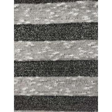 Rayon Poly Span Y/D Stripe Jersey with Lurex