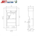 Sensor de distância a laser de precisão serial RXTX 40m