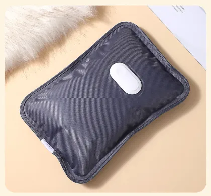 Mercerized Fabric Explosion-Proof Hand Warmer: Cute, Warm, and Rechargeable Hot Water Bag