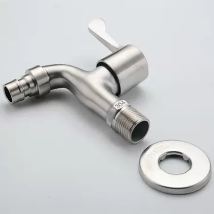 Stainless Steel Wall-Mounted Water Tap for Washing Machine