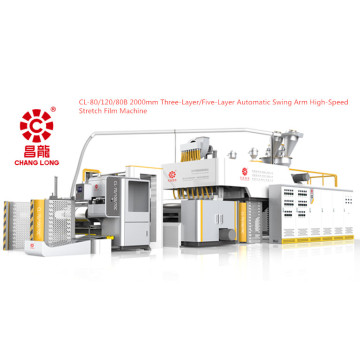 New Automatic Swing Arm Stretch Film Machine