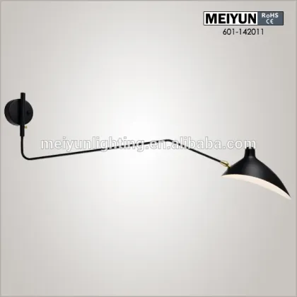 Serge Mouille three Arm Wall lamp with CE certificate