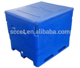 plastic PU insulation fish container,fish tank ,large fish cooler