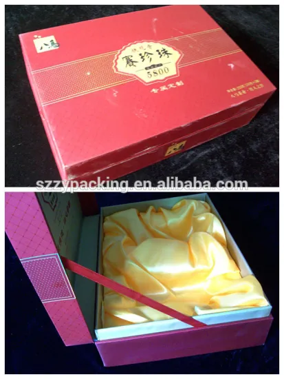 Handmade Cardboard Hinged Structure Tea Box Wholesale in China