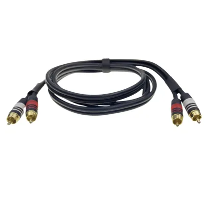 2 RCA plug to 2 RCA plug cable