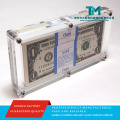Placa de exibição de moeda em acrílico transparente para US BEP 100 Note