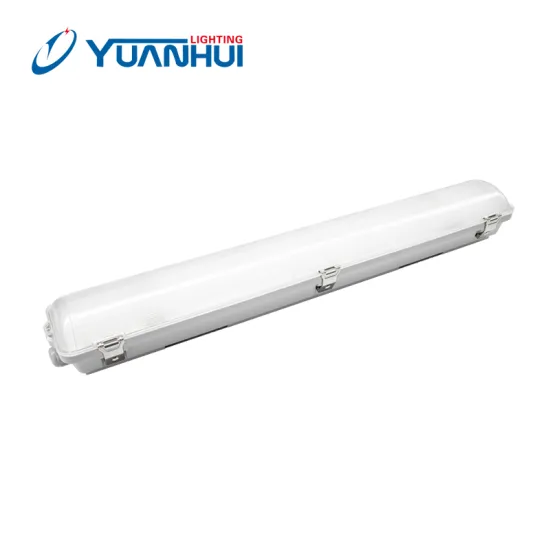 High-Quality, Waterproof LED Ceiling Light with 5-Year Warranty: 1200mm, 34W, IP66, IK08 Regulator, and PC Housing