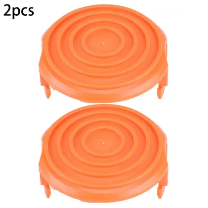 2PCS Trimmer Spool Cap Cover For WORX WA0216 Replacement Corded Trimmers Grass Spare String Trimmer Strimmer Orange Cover Cap