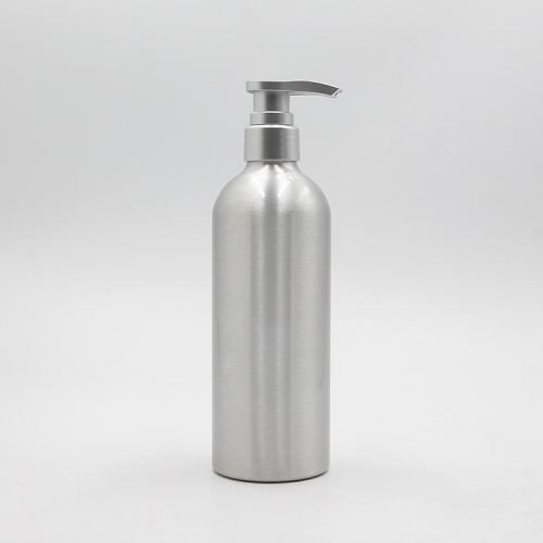 bouteilles en aluminium avec pompe pour lotion