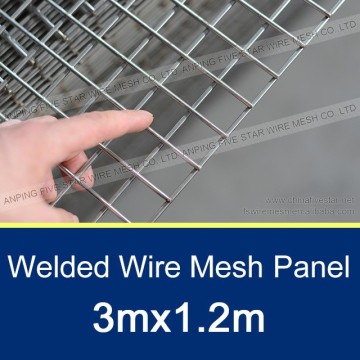 3mx1.2m Construction Welded Wire Mesh Panel