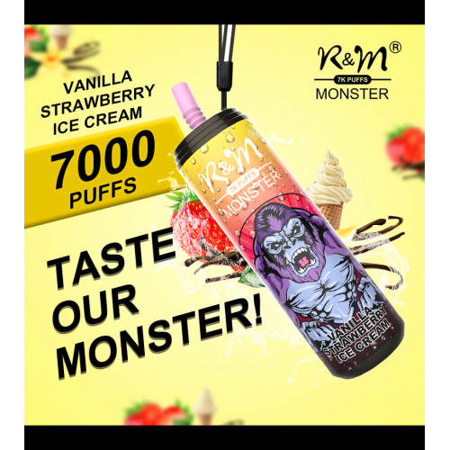 R&amp;M Monster 7000 Puffs Preço de vape descartável