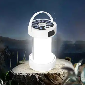 Newind Bright Portable Waterproof Camping Lantern: Rechargeable LED Lights and Solar Power Option for Outdoor Adventures