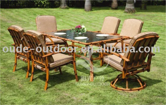 Outdoor Dining Furniture Wooden Furniture Model Chair Table Set Wholesale