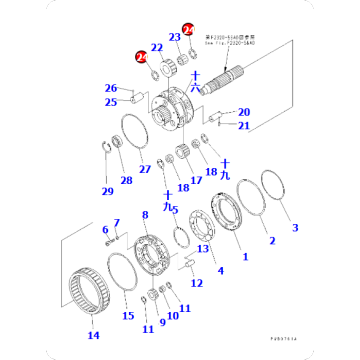 Bulldozer D155AX-5 Floating Seal 195-15-32570