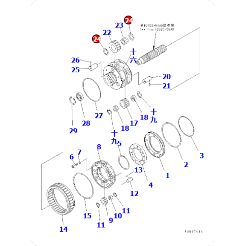 Bulldozer D155AX-5 Floating Seal 195-15-32570