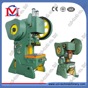 Mechanical Power Press Machine J23 Series Open Back Inclinable
