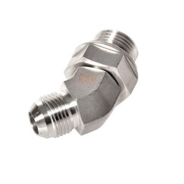 45 Degree Adjustable Flared Male Elbows - Stainless Steel or Carbon Steel