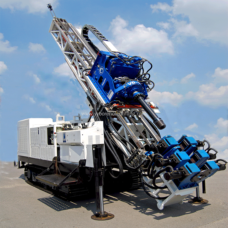200m Hydraulic crawler sonic rock soil drilling rig